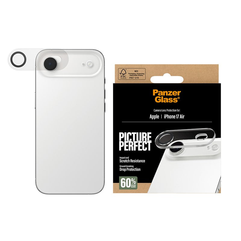 PanzerGlass iPhone Air / iPhone 17 Pro / iPhone 17 Pro Max Picture Perfect Camera Lens Protector PanzerGlass iPhone Air / iPhone 17 Pro / iPhone 17 Pro Max Picture Perfect Camera Lens Protector